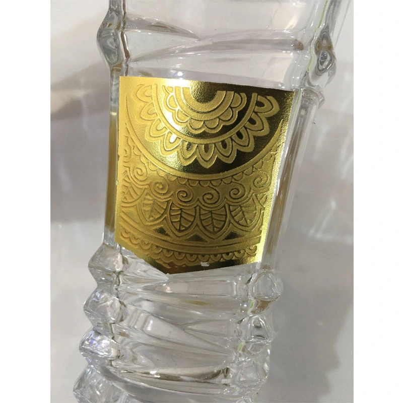 Water Transfer Printing Sticker Custom Logo Car Perfume Bottle Hot Foil Matte for Glass Perfume Spray