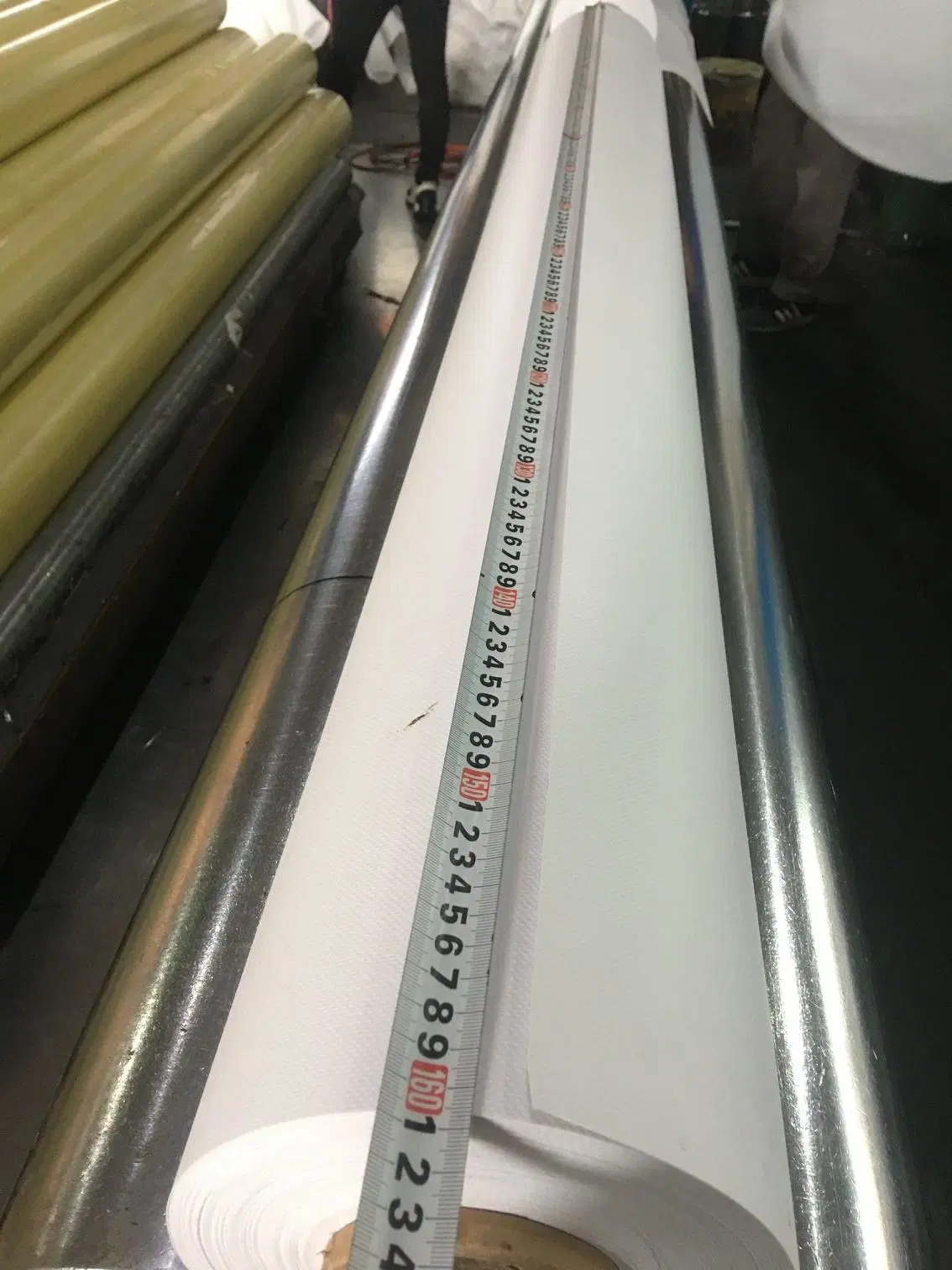 PVC-Flex-Banner-Material 240/260/320gsm (8oz/9oz/10OZ) /3,2 x 50 m pro Rolle für Drucker