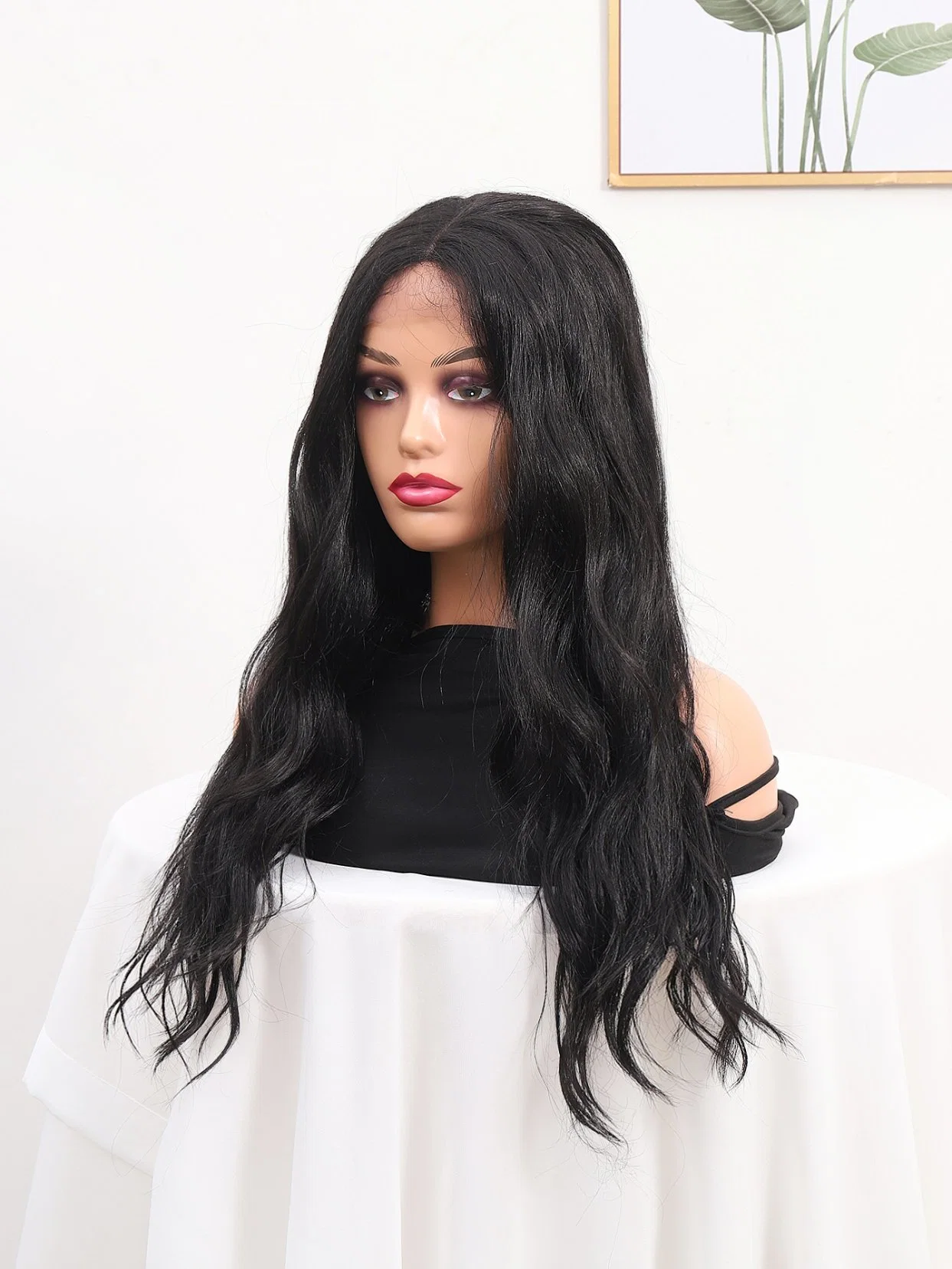 New Arrival Transparent Lace Human Hair Wigs Lace Black Color Curly Hair 360 Lace Wigs Vendor