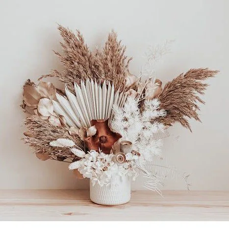 Wholesale/Supplier Artificial Leaves Artificial Natural Processed Dried Palm Leaves Dry Fan Leaves for Wedding Flower Arrangement