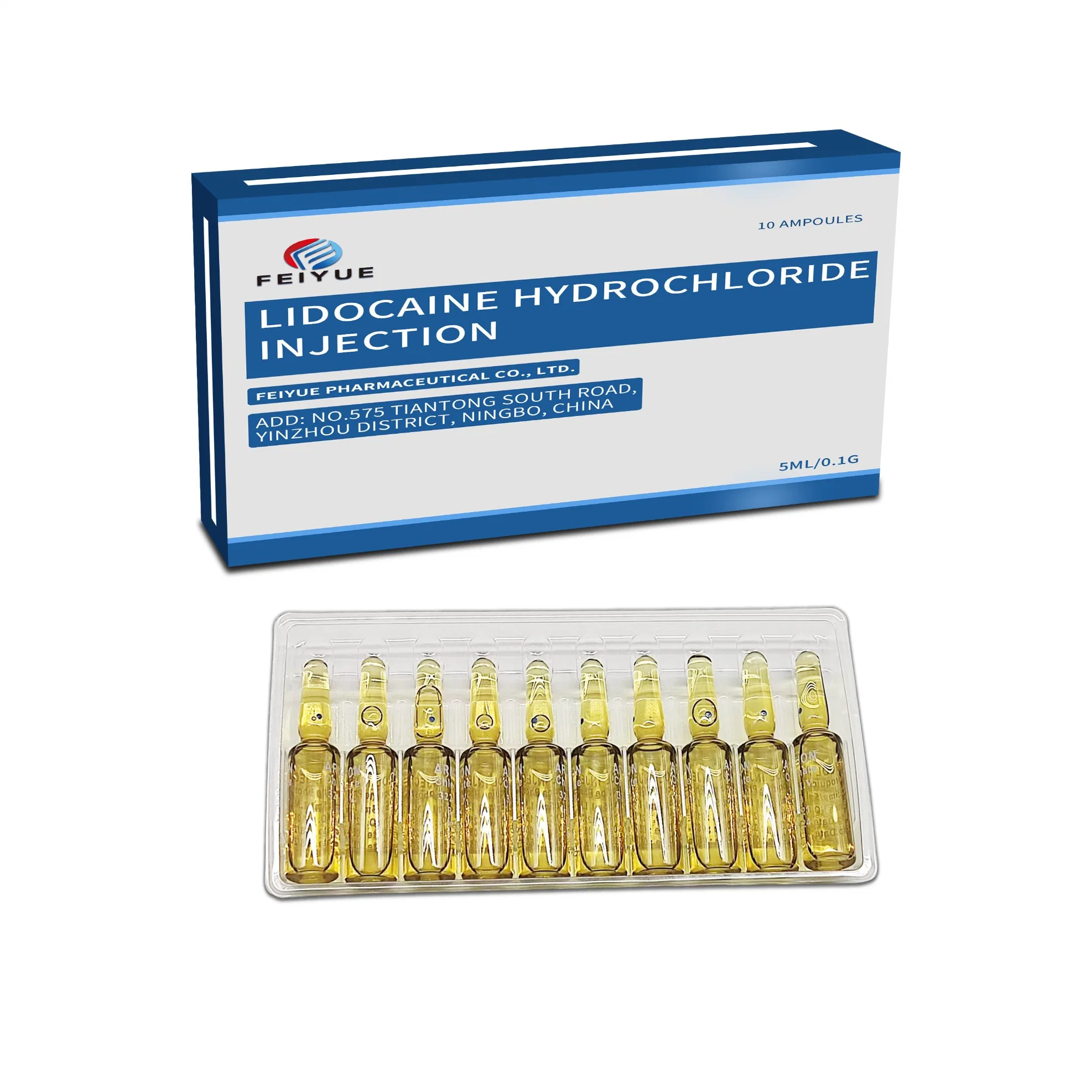 La Chine BPF chlorhydrate de lidocaïne 10ml /0.2g d'injection