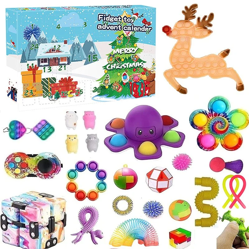 Großhandel/Lieferant Beliebte Kinder Geschenk Anti Stress Spielzeug Set Weihnachten Halloween Fidget Spielzeugsets