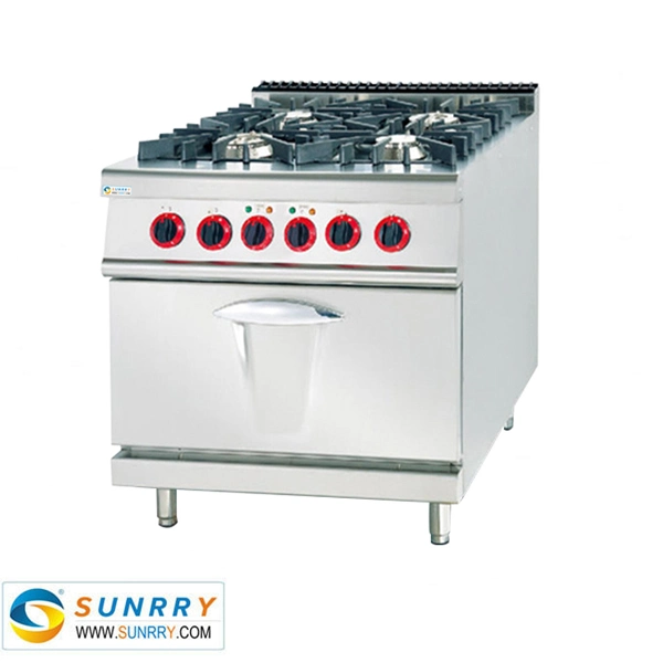 New Design Restaurant Equipment Cooking Gas Range with Oven