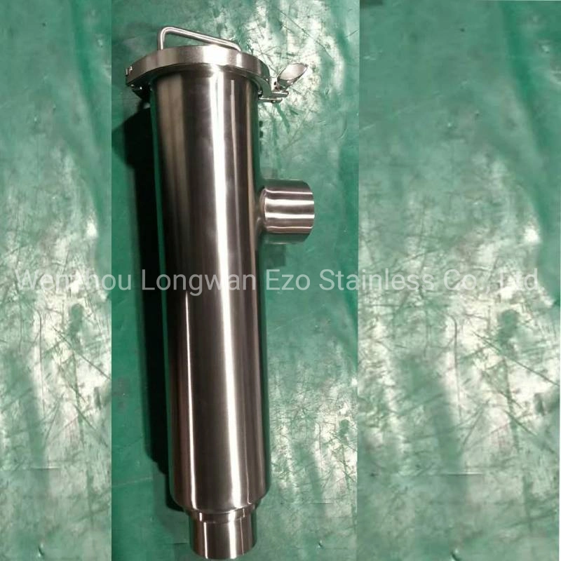 Stainless Steel Hygienic Purifying L Type Side Entry Filter Strainer for Water