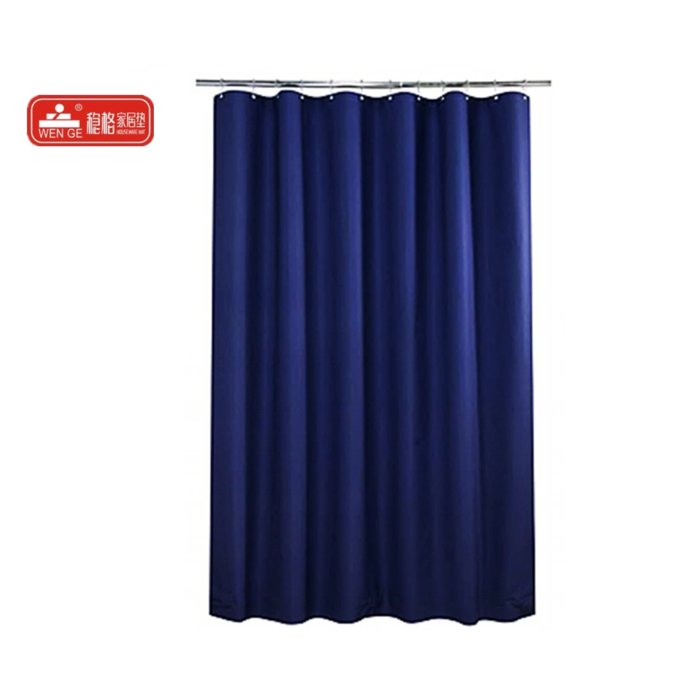 Waterproof Colorful Bath Curtain PVC Shower Curtain for Bathroom Machine Washable with Hooks