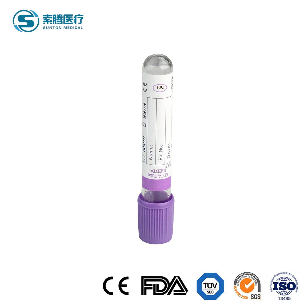 Sunton Quality Sterile Vacuum Blood Collection Tube China Surgical Vacuum Blood Collection Tube Manufacturers Cheap Price Medical Vacuum Collection Blood Tube