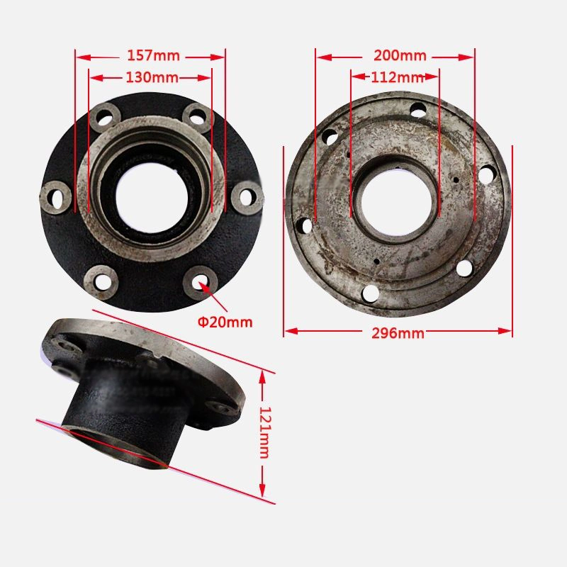 Hangcha Steering Axle Parts Rear Wheel Hub for 5-7ton, 50CDA-410011