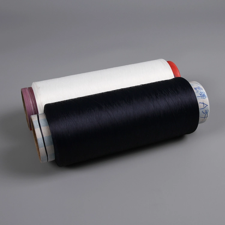 Custom Grs Certification Soft China Cationic 100% Recycled Polyester Yarn DTY 75/36 for Knitting