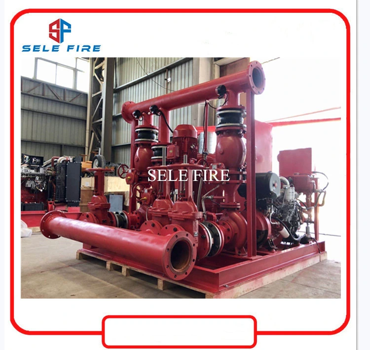 1500gpm Engine Driven Diesel Fire Pump Electric Fire Pump Jockey Pump UL Listed