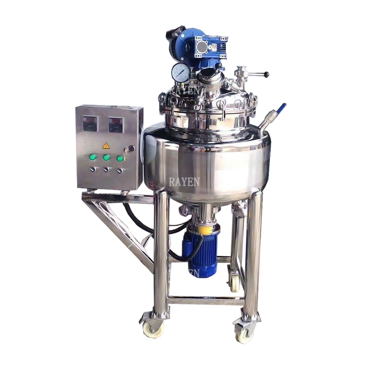 Sanitary Stainless Steel Stirrer Tank Lotion Making Equipment