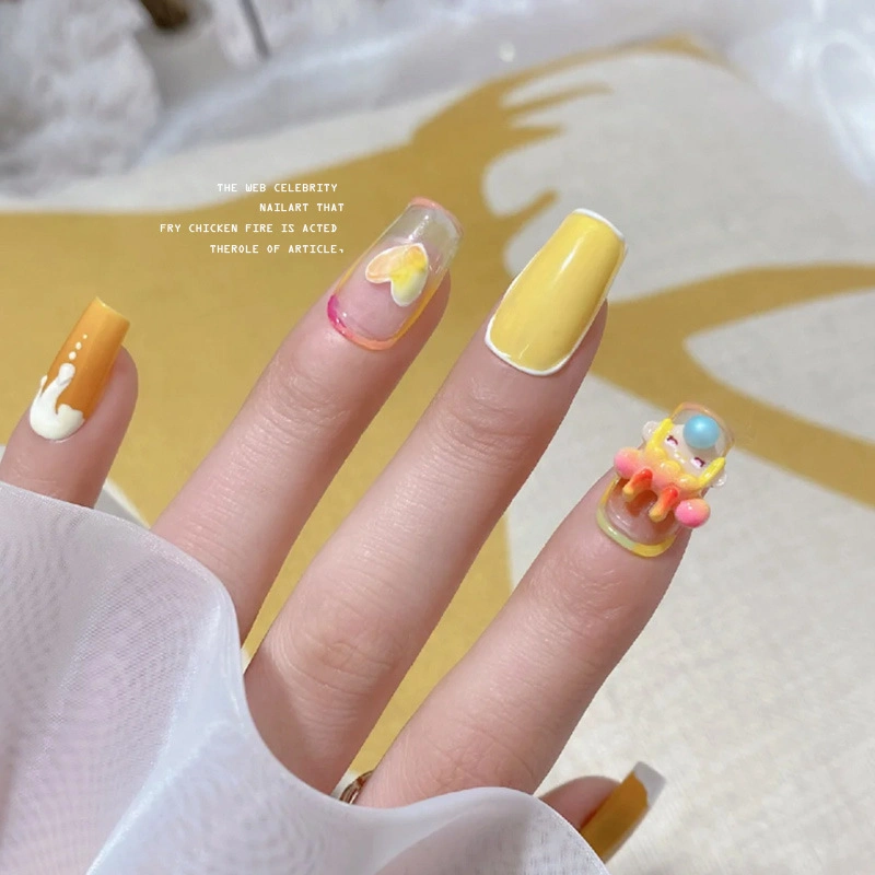 Encantos esmalte de unha em 3D decoração Art Design meninas de bolha