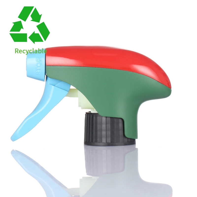 Recyclable and Degradable 30% up PCR All Plastic PP Trigger Sprayer Garden Any Color SL-011c Fogging Machine SL Spray Head