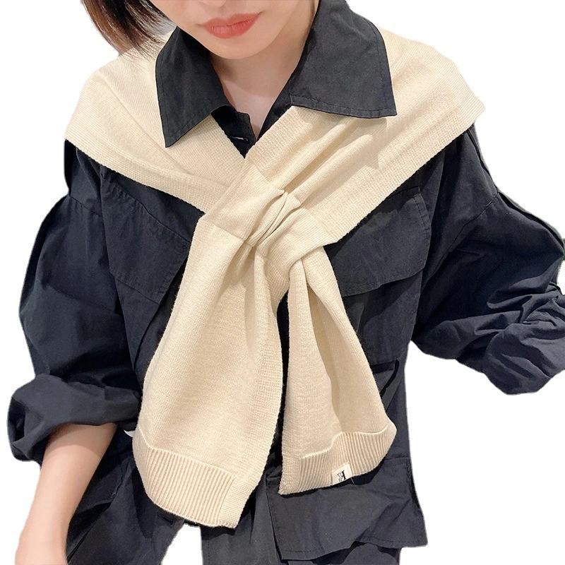 Autumn 100% Cashmere Knitted Cloak Ponchos accessory Warm Scarf Shawl