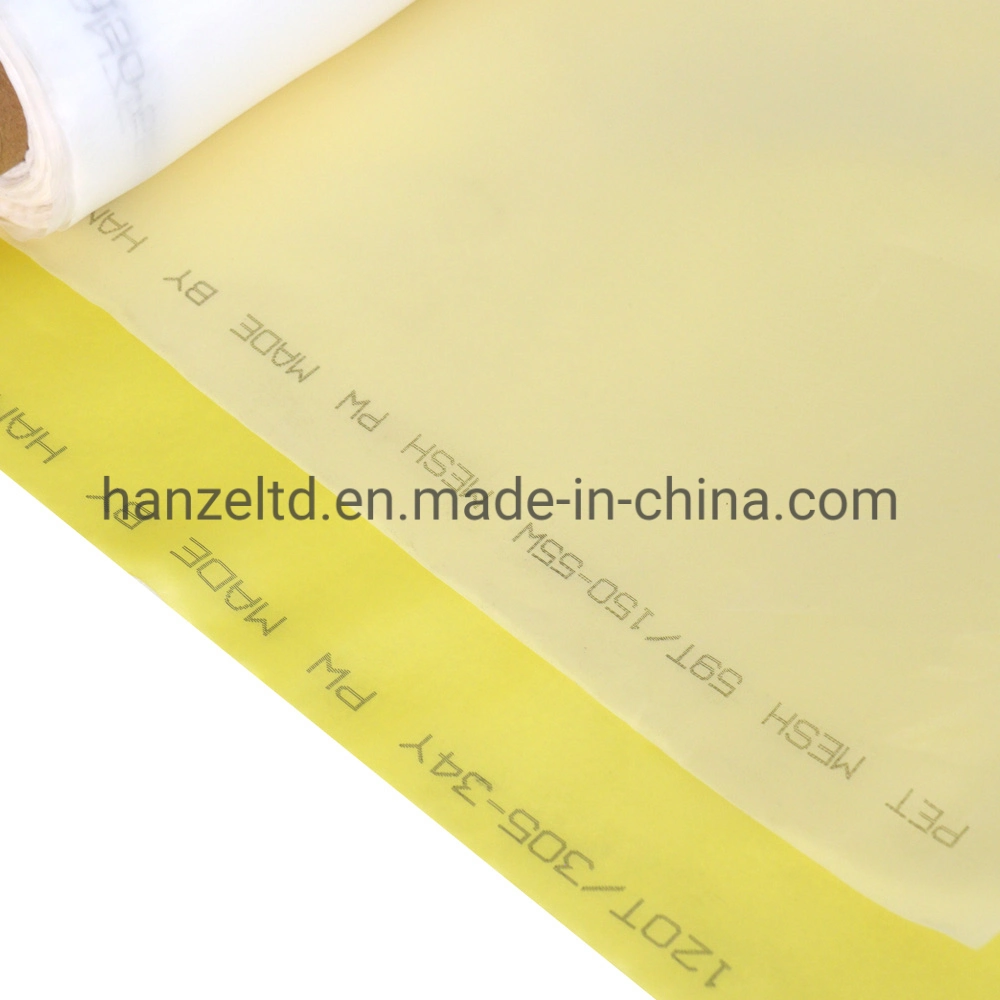 6t to 180t Monofilament Polyester Micron Silk Screen Printing Mesh for Silk Screen Printing