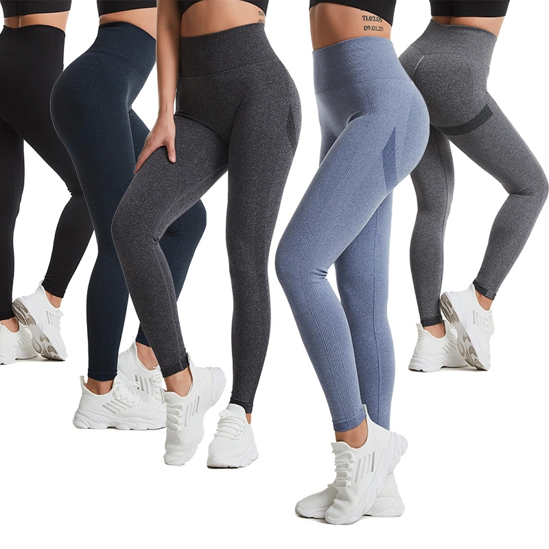 Nuevo diseño Hobbywin mujer pantalones de yoga fitness entrenamiento apretado apretados pantalones de yoga