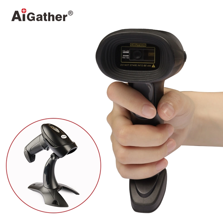 Wholesale/Supplier Cheap Handheld Wired USB Port 2D Barcode Scanner for Logistics Waybill