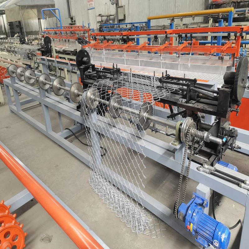 4m Single Wire Chain Link Fence Machine for Diamond Mesh Fence