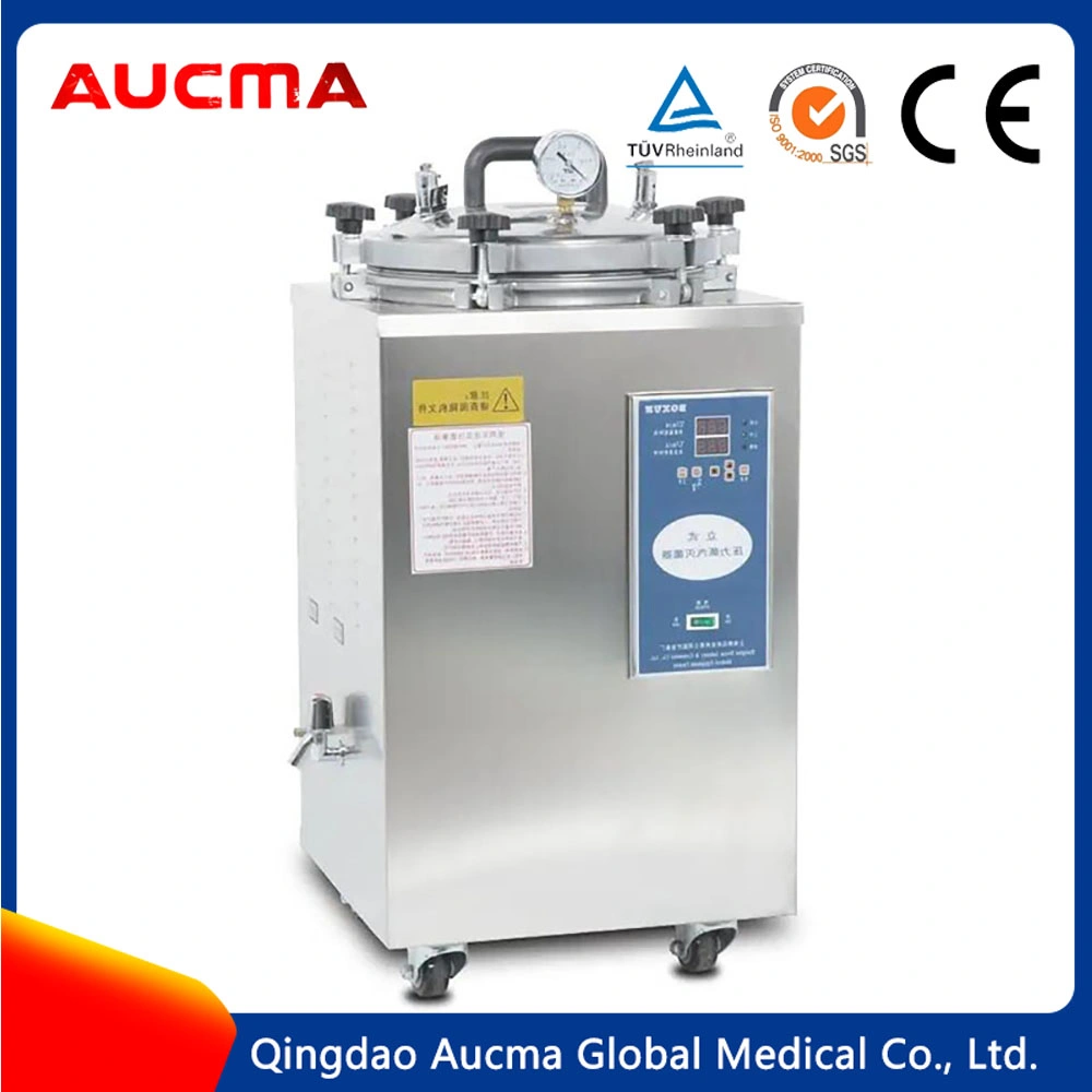 Cheap 75L Máquina Autoclave médica Esterilizador a vapor presión vertical