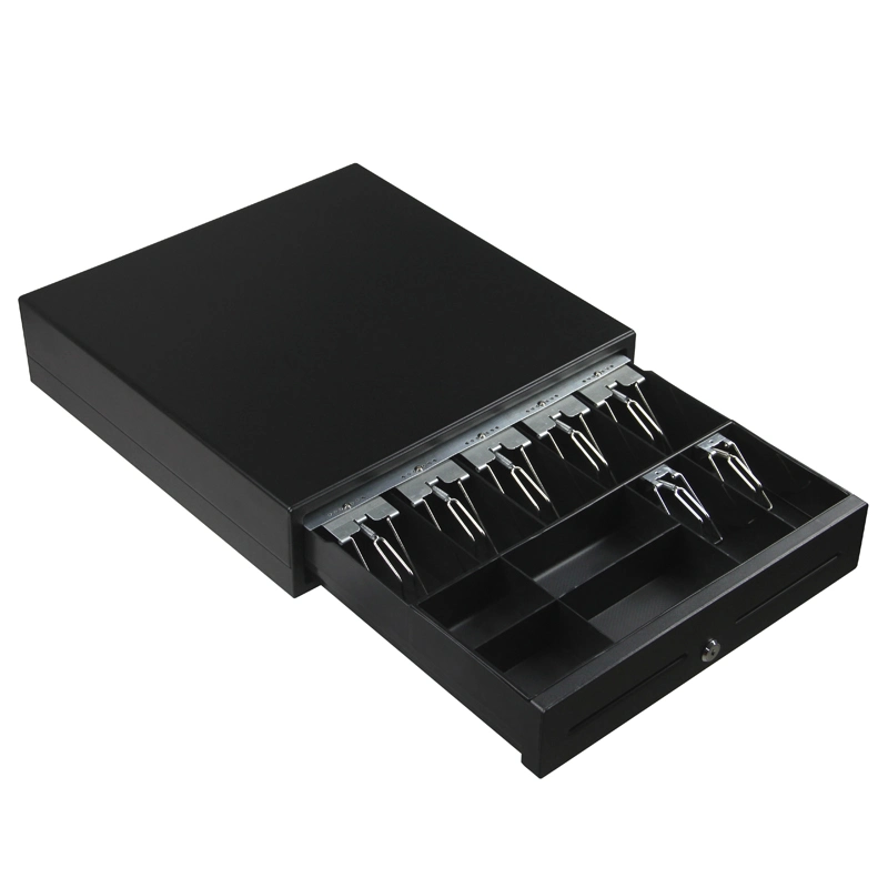 12V to 24V 5b8c 410mm Electronic Cash Register Drawer POS Cash Drawer Cash Box, Money Box