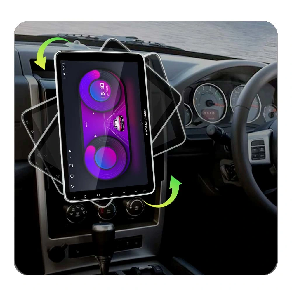 Автомобильный стереофонический Android 1DIN/2DIN HD сенсорный экран Автонавигация GPS 1 Автомобильный мультимедийный проигрыватель аудио-видео с радио DIN Android