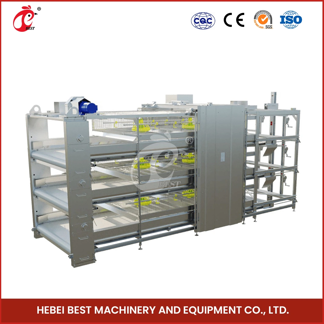 Bestchickencage H Type Hen Coop Breeder Cage China Laying Chicken Pullet Cage Manufacturing Wholesale/Supplier Convenient Operation Pullet Cages