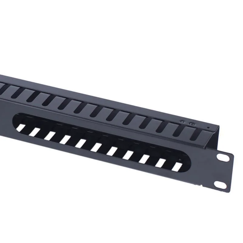 1u 12 Slots 16 Slots Metal Rack Mount Cable Management