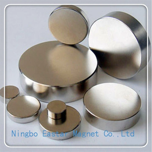 N52 Big Size Permanent NdFeB Disc Magnet Rare Earth Products