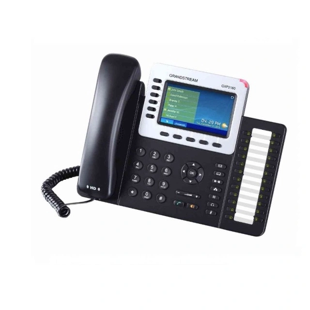 Grandstream 4.3 pouces (480x272) Color-Screen LCD Téléphone IP Bluetooth GXP2160