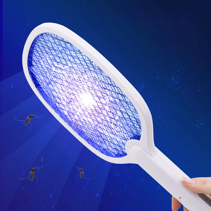 Nuevo diseño recargable Mosquito Killer Racket Swatter electrónico de mosca