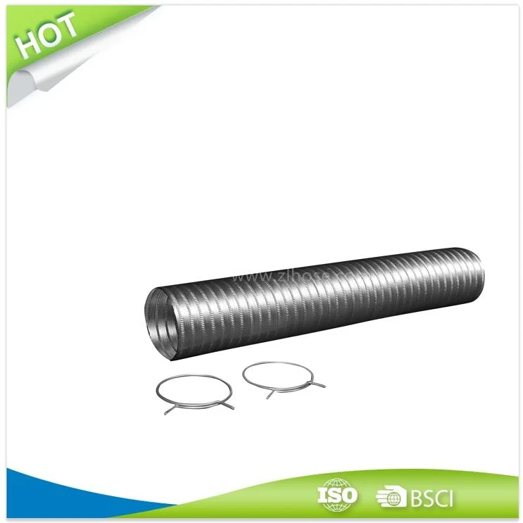 Tubo de ventilación de aluminio flexible 80mm x 2,0 m del conducto de aluminio
