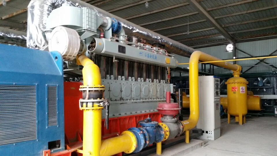 1000kw Low Cost High Voltage 10.5kv Natural Gas Engine Generator Set