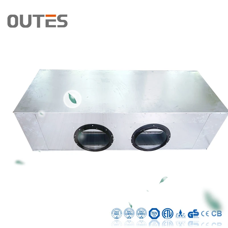 Cooling Ventilation / Heating Concealed Duct Fan Coil Water Chilled Certral Air Conditioner