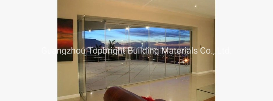 5% off Stainless Steel Frameless Folding Door Frameless Folding Glass Door Sliding Door Glass Door