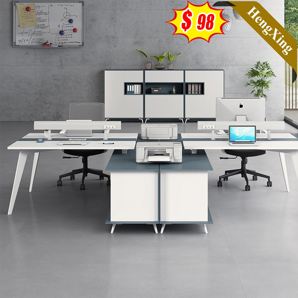 Modern Modular Open Space Office Desk 6 Seat Office Cubicle Table Workstation