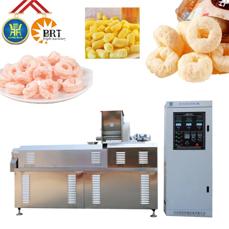 Cereal Bar Ball Snacks Production Equipment Line Machine Factory Puff Stick Twin Screw Extruder