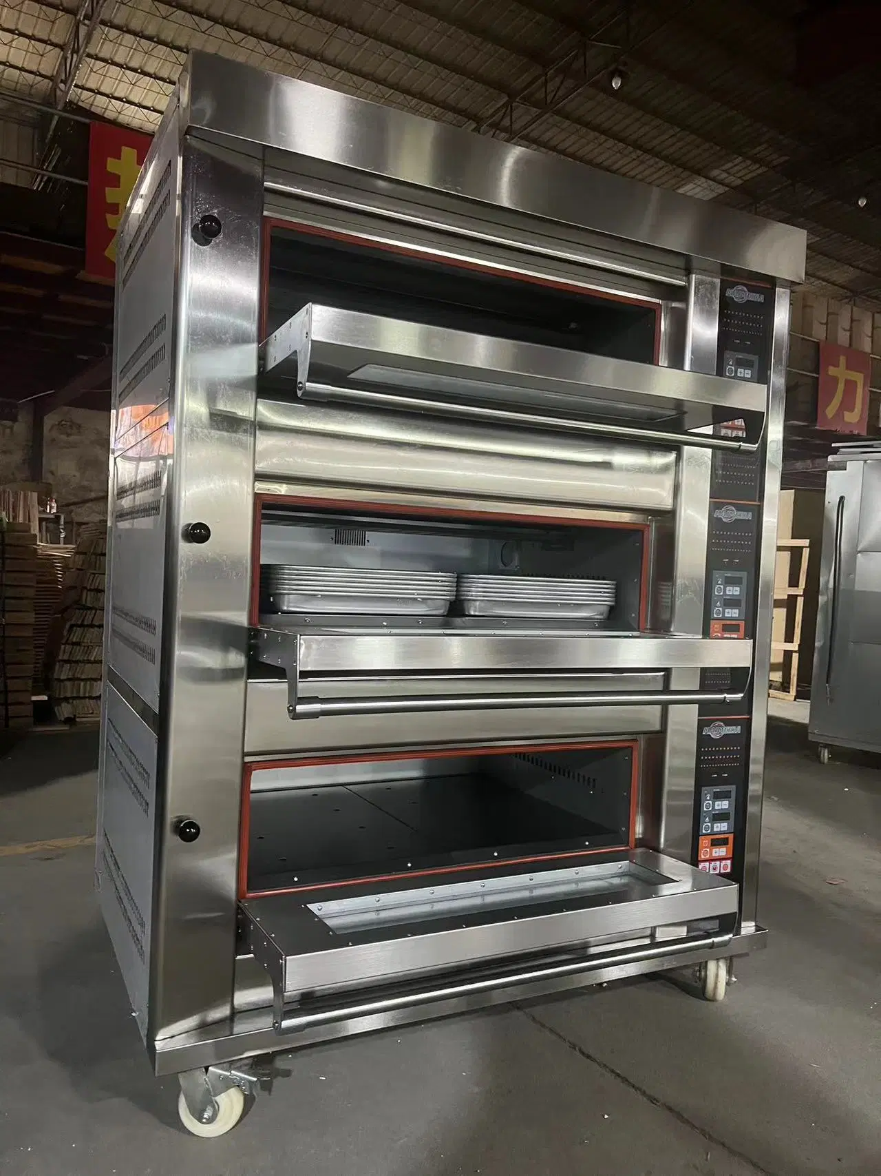 Équipement de cuisson commercial pour aliments Machine Machine Gâteau Horno Pizza Grille-pain Pain Boulangerie Four de cuisson