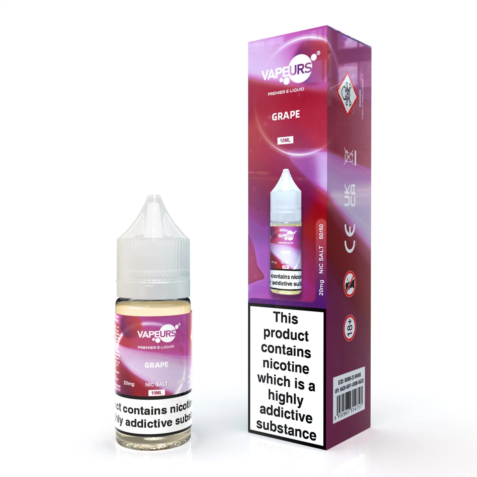 Vapeurs E Flüssiges Salz Nikotin E Saft Nachfüllöl Vape Saft für Vape Pod E Cig