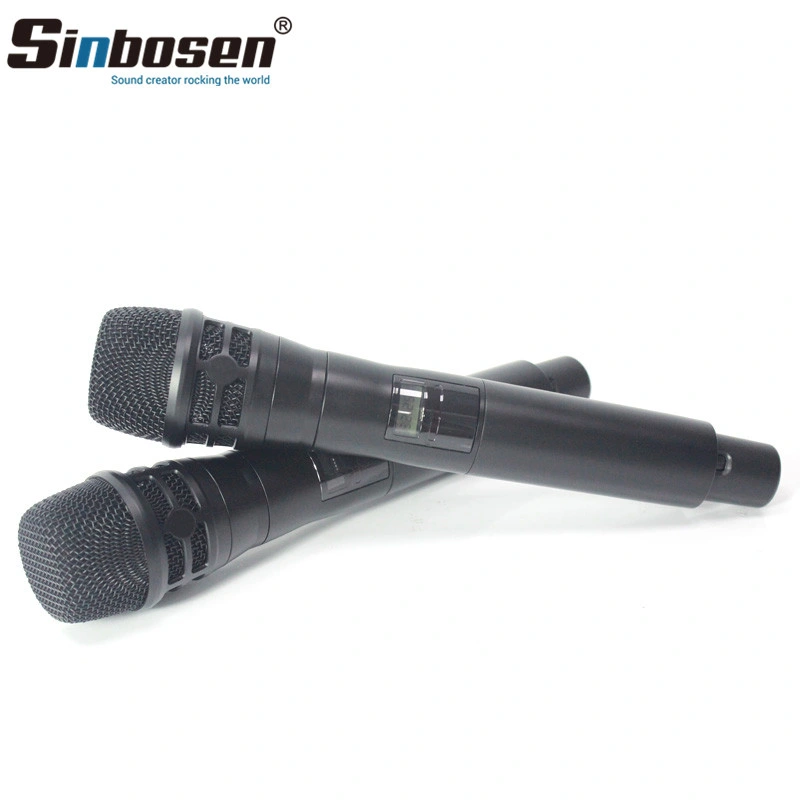 Professional Microphone Wireless UHF Ad4d High End 2 Handheld Karoke Microphone Wireless