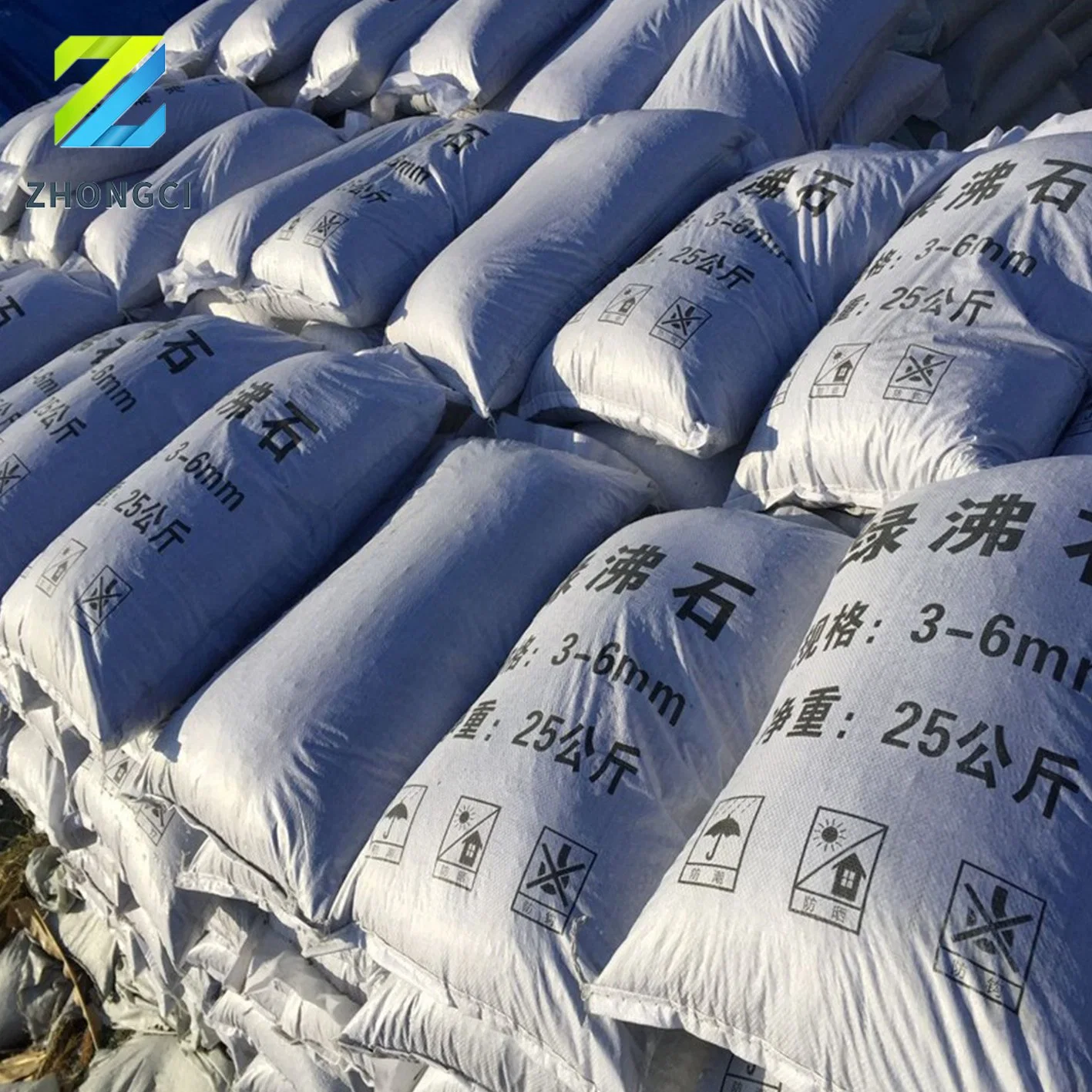 Zhongci Granule Green Natural Zeolite for Water Treatment in Aquaculture