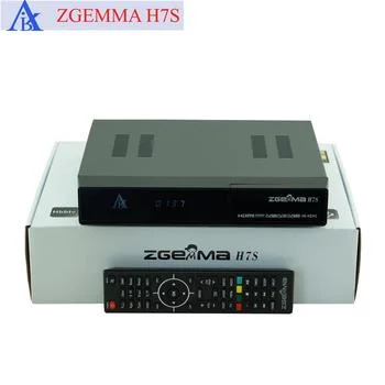 جهاز استقبال تلفزيون يبث قنوات فضائية H7s - 2*DVB-S2/S2X+DVB-T2/C 4K UHD