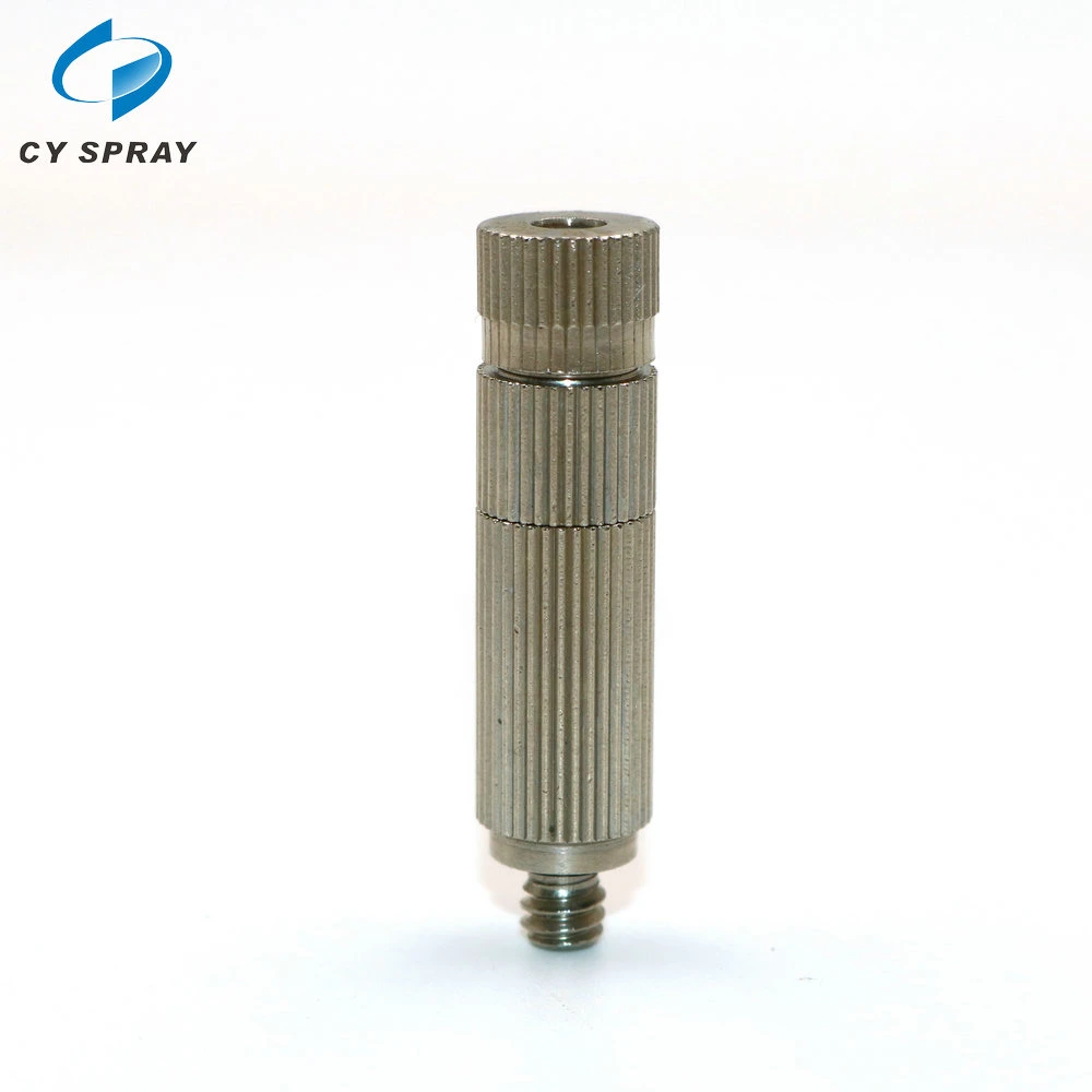 10-24unc Thread High Pressure Misting Nozzle with Filter Anti Drip Fog Sprinklers Garden Cooling Humidify Fittings