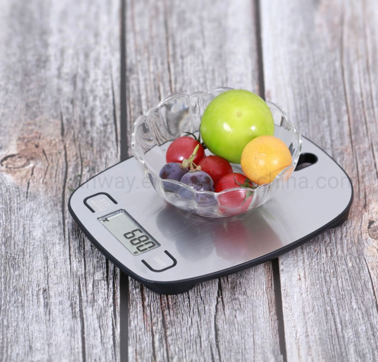 Stainless Steel Waterproof Electronic Food Vegetable Weighing Kitchen Scale