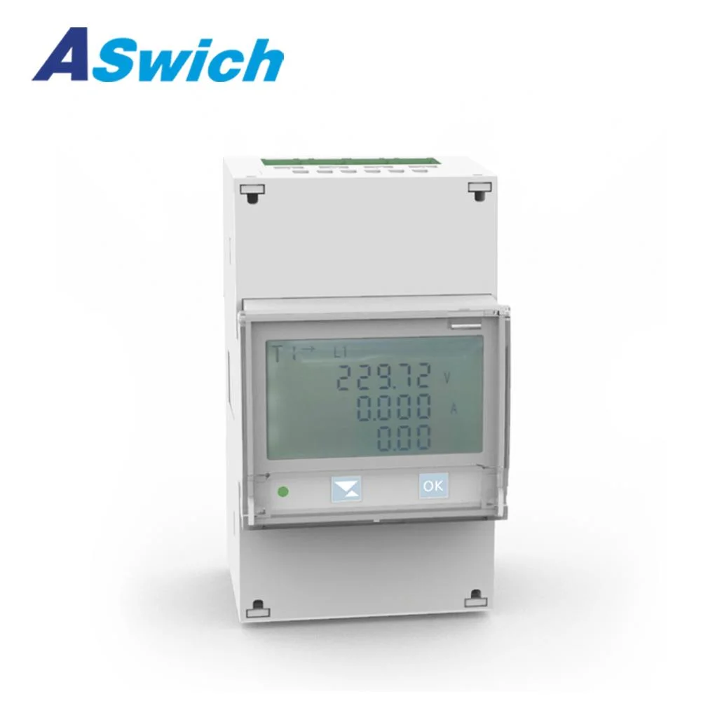 Three Phase Battery Storage System Electrical Smart Energy Kwh Meter with RS485