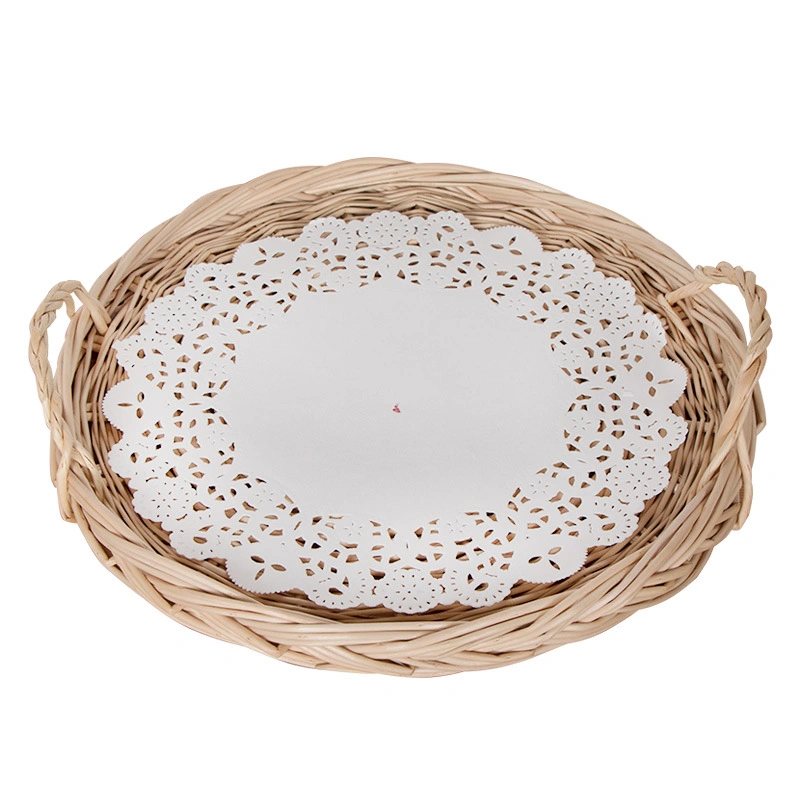 Bread Basket Ratten Wicker Basket Hand Basket Round Oval Baking Cake Pans Tray Home Deacoration Basket