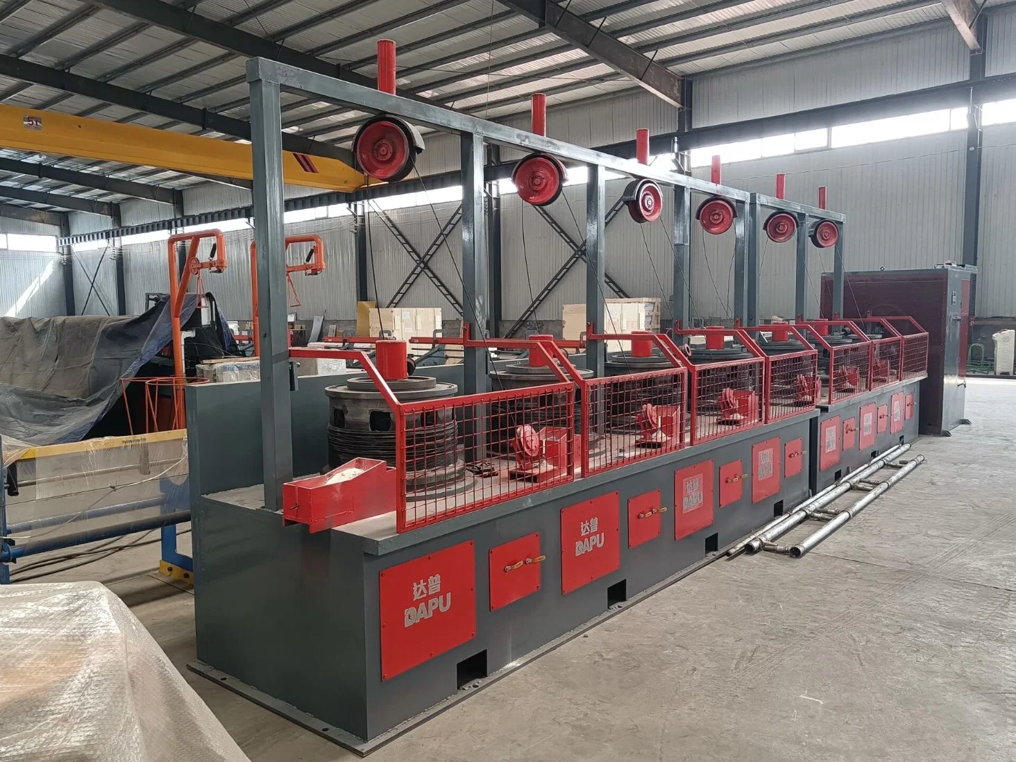 Nail Raw Material Fence Netting Binding Straight Line Wire Drawing Machine