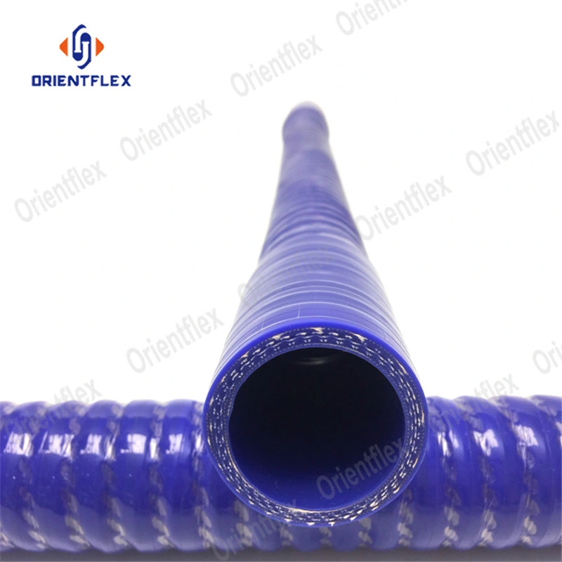 Rendimiento tubo flexible de silicona reforzada corrugada tubo 60mm 38mm