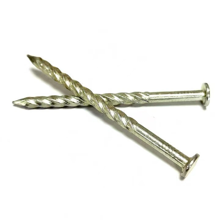 40mm Galvanized Square Shank Twist Nails High quality/High cost performance to Europe Market