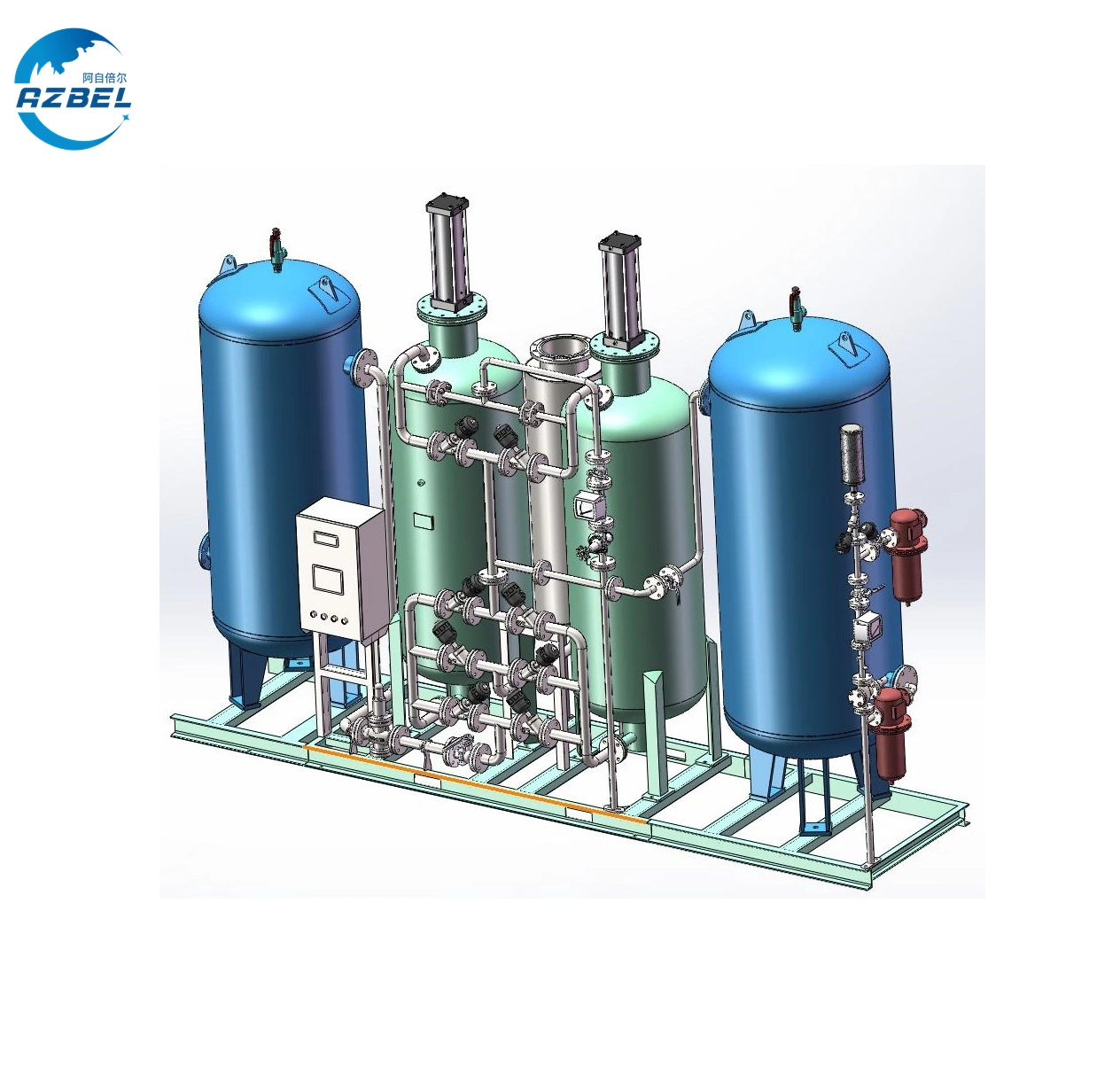 Cylind Nitrogen Gas Filling Equipment Psa Nitrogen Making for Laboratory and Cable Industry