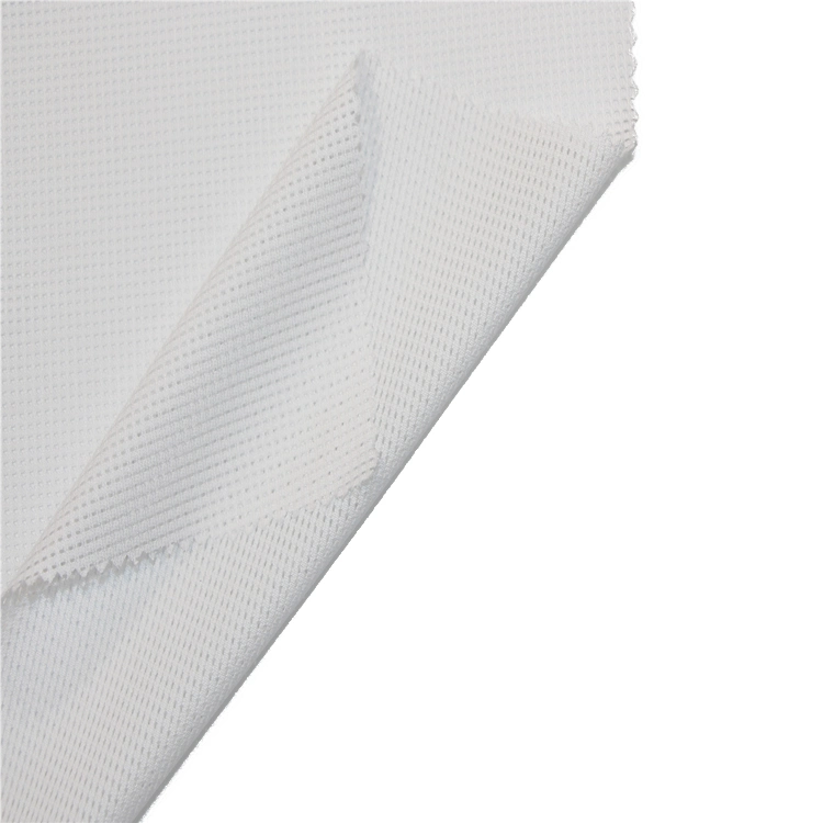 100 Polyester Mesh Fabric for Sportswear Wide Width School Uniform Polo Shirt Fabric