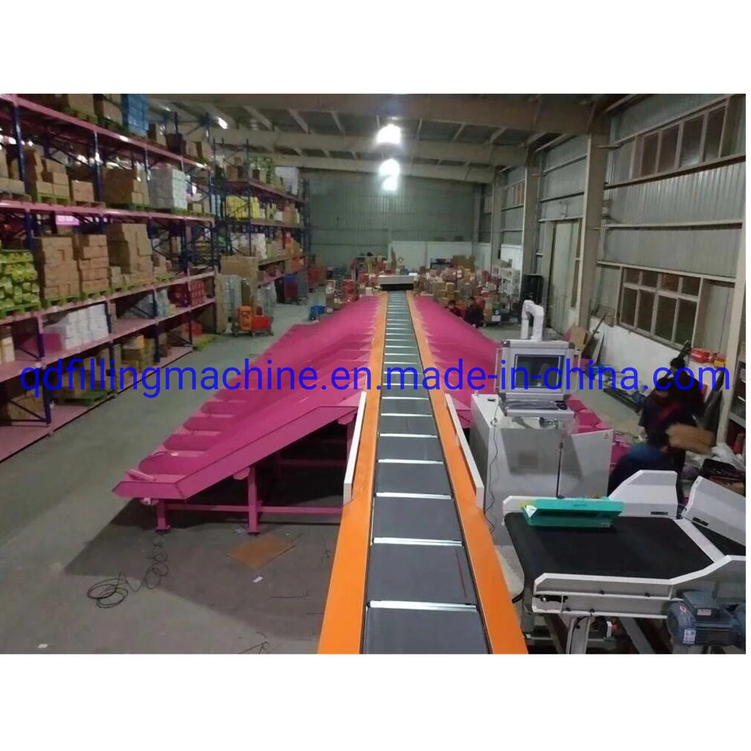 High Speed Conveyor Cross Belt Parcel Sorter Sorting Machine Supplier